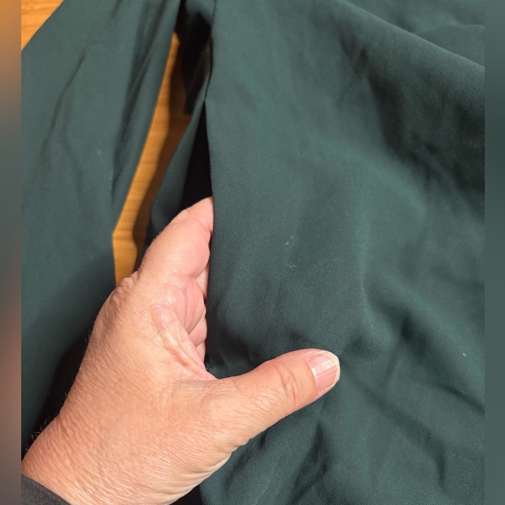 Adam Lippes- Elegant Dark Green Wide Leg Jumpsuit. Size 12 - Picture 11 of 15